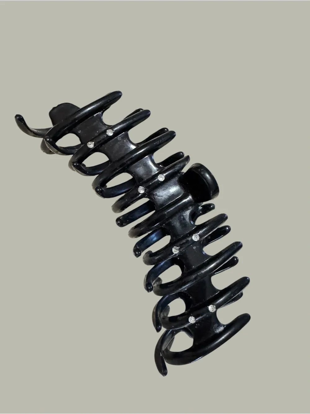 Oversized Jumbo Black Hair Clip for Thick Long Hair Minimalist Everyday Styling